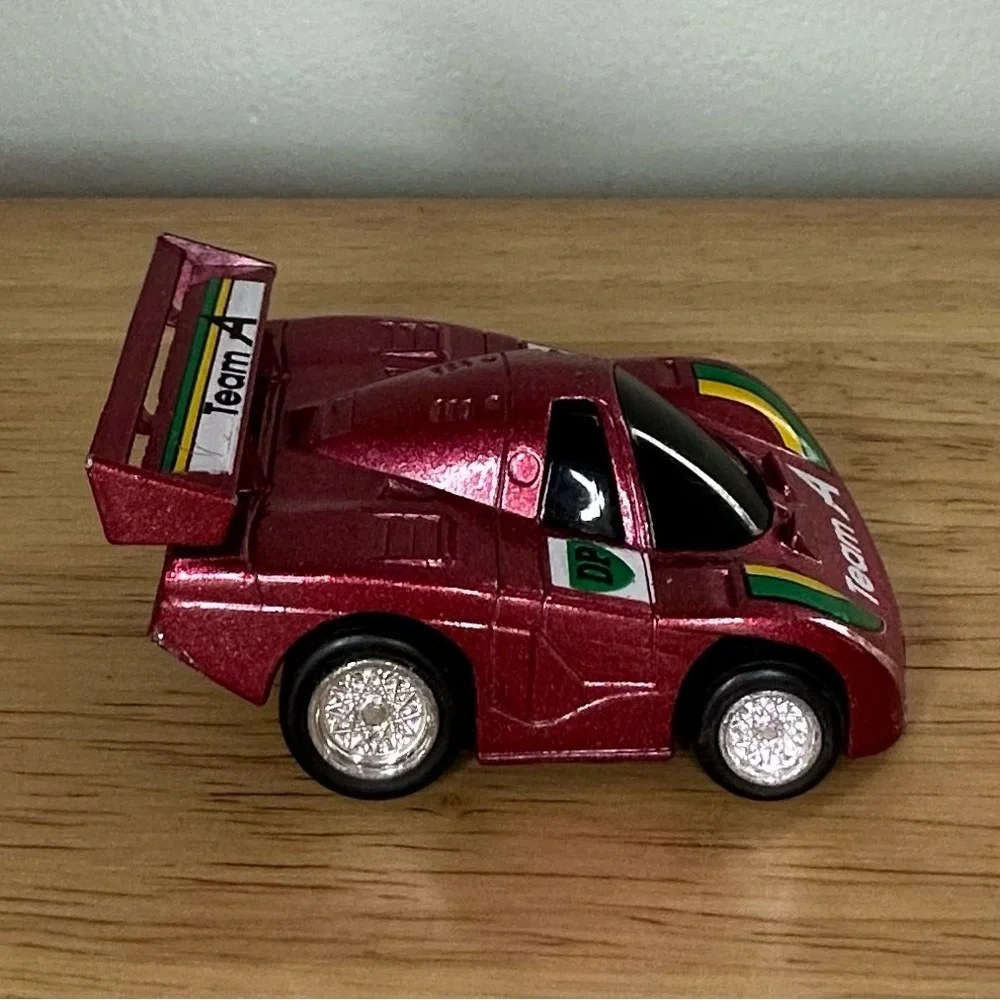 Red Maroon Team A 27‎ Shiny Metal Toy Race Car